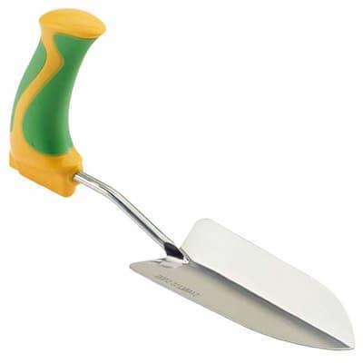 A photo of an ergonomic garden tool. 