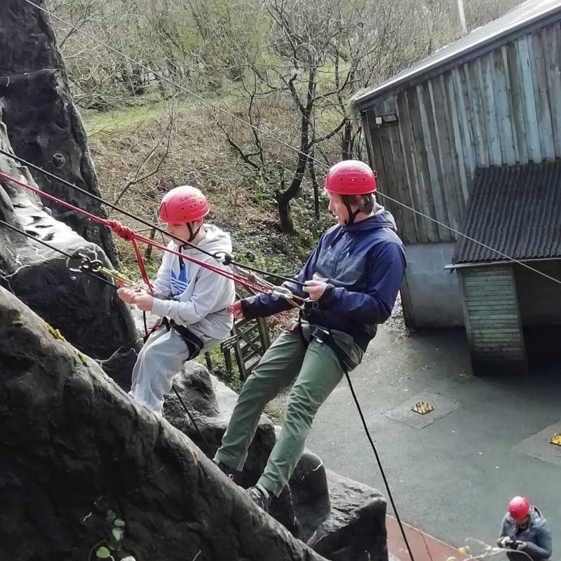 Rock climbing